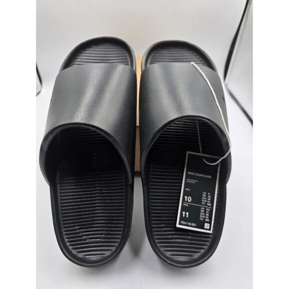 Nike Calm Slide Mens 10 Black Slip On Lifestyle Slide DX4816 001 main image 3
